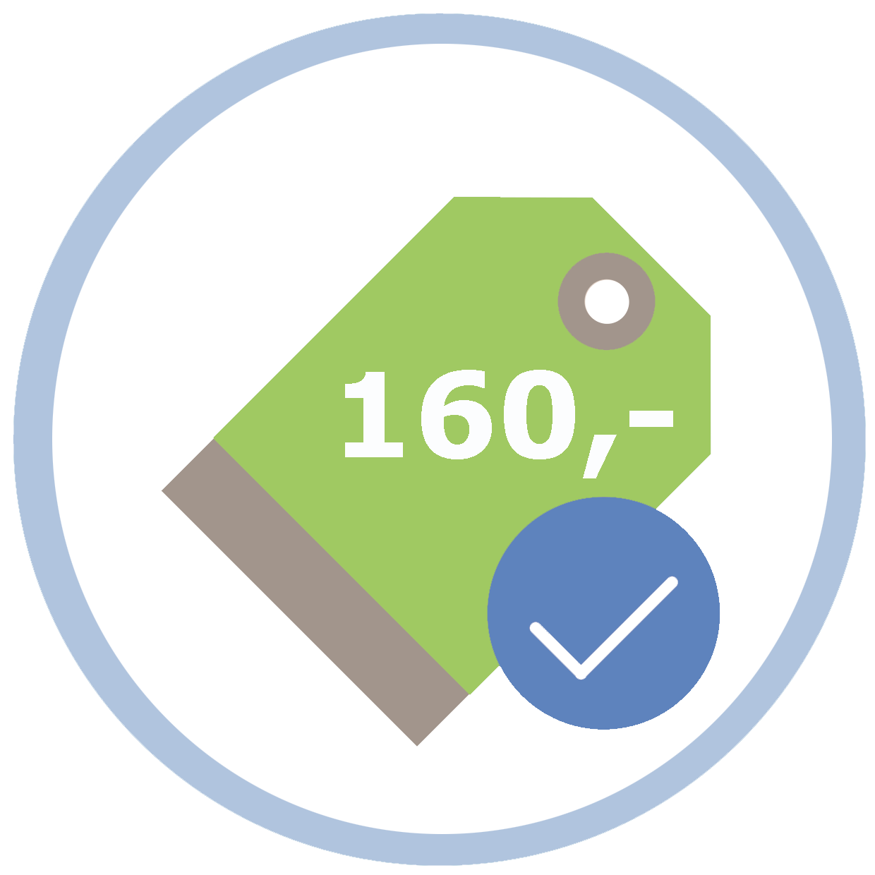 Tarief-160 Het tarief van het sensortraject is 160 euro